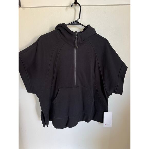NWT Lululemon Scuba Oversized Short-Sleeve Pullover Black Size XS/S - Picture 5 of 10